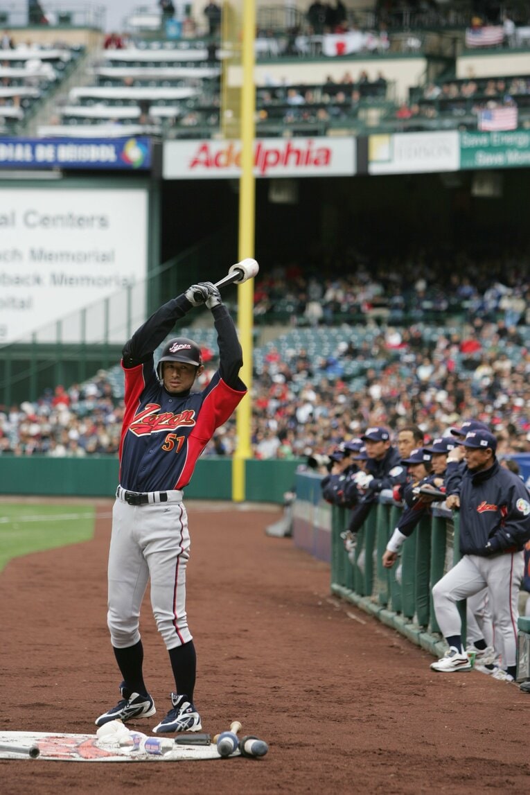 2006年WBC第2ラウンド、日本対アメリカ戦に出場したイチロー　©Naoya Sanuki
