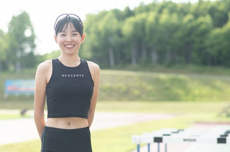 中学の頃から「30歳で引退」という競技人生を思い描いていた森智香子（積水化学）。一体、どのような変化があり、30歳の今も現役を続けることになったのか ／ photograph by Nanae Suzuki