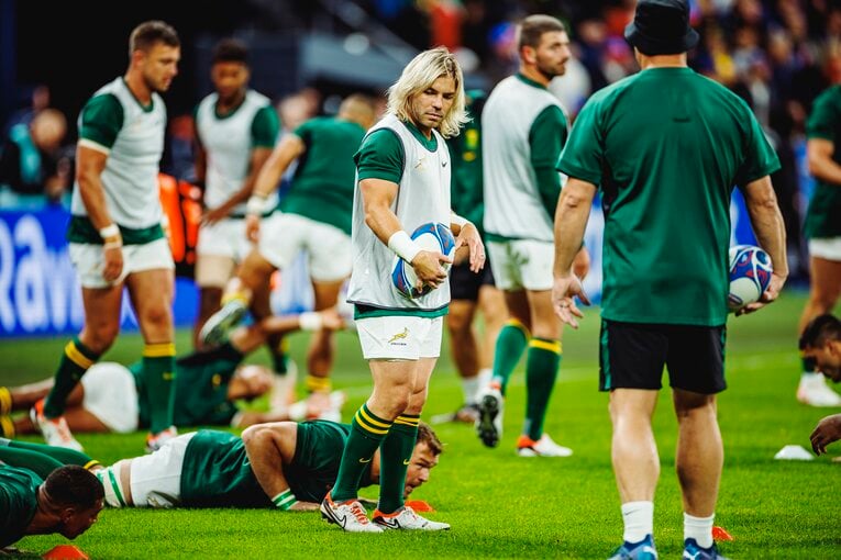 この日はベンチスタートとなったファフ・デクラーク　©︎Kiichi Matsumoto