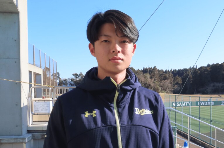 オリックスの春季キャンプにて、アナリストの田原鷹優氏に話を聞いた ／ photograph by Kou Hiroo