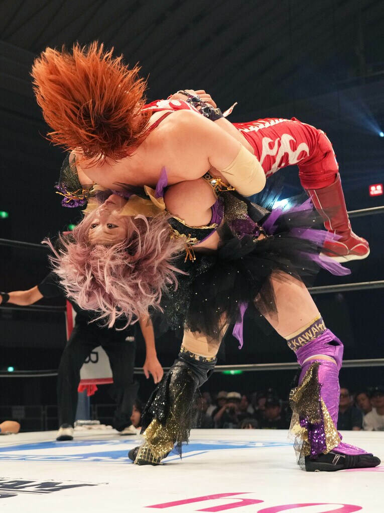 中野たむvs.舞華　©Essei Hara