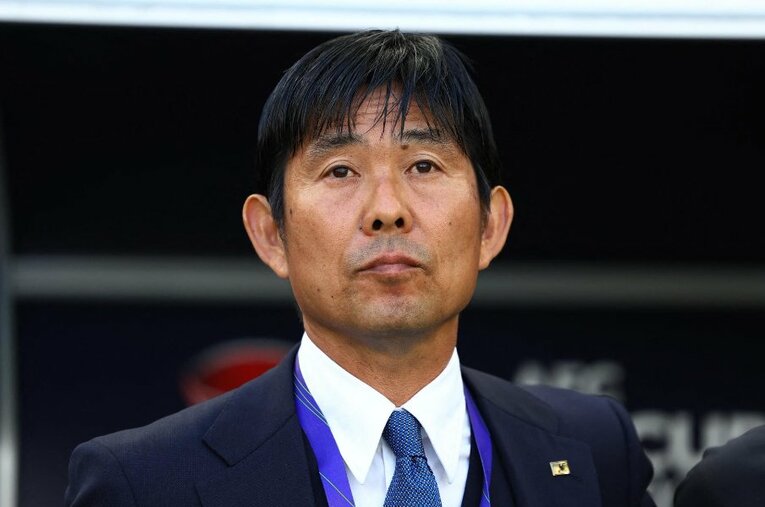 森保一監督（55歳）。本連載では指揮官の“意外な素顔”をレポートする ／ photograph by AFLO