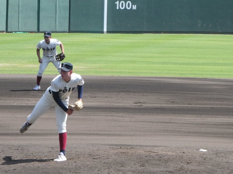 西谷監督の期待も大きい188センチ右腕の川原嗣貴投手（2年）©︎Noriko Yonemushi
