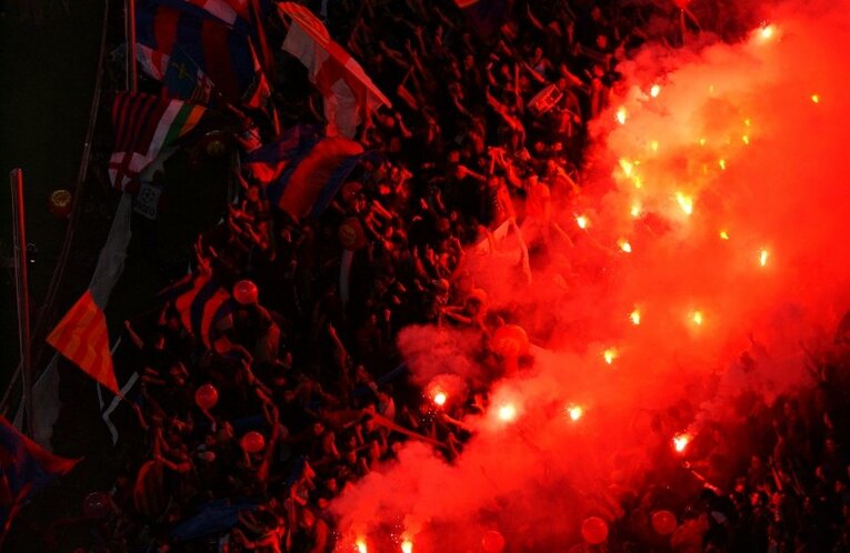 かつてのクラシコの様子　©Sports Graphic Number