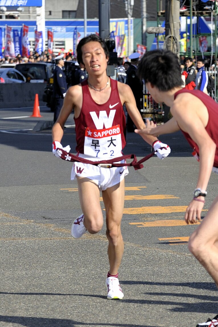 2011年、87回大会で2区を走った平賀はこのシーズンに出雲、全日本でもアンカーを務めて早大の3冠に大きく貢献した　©Asami Enomoto