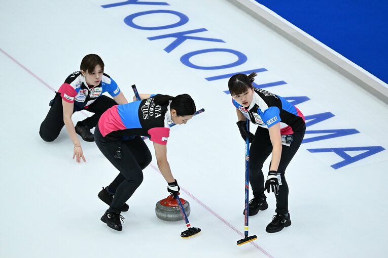 2025年のカーリング日本選手権　©JIJI PRESS