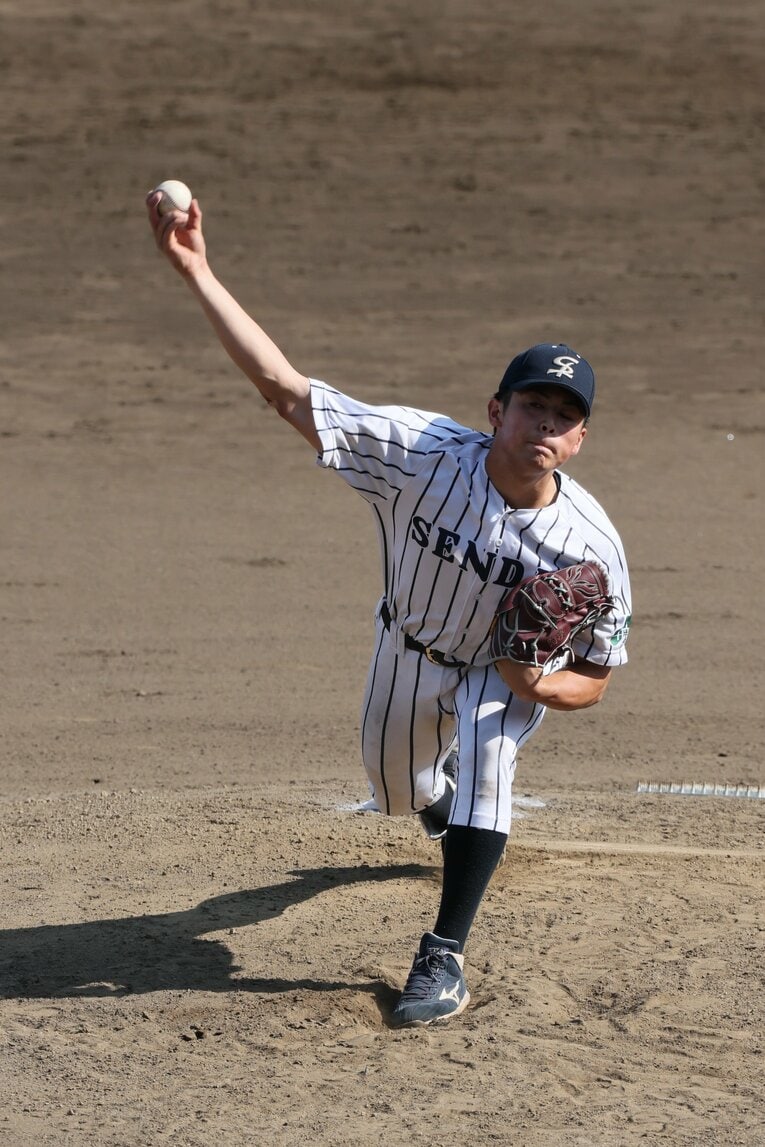 今年6月、大学ジャパン候補の合宿での佐藤幻瑛　©Shigeki Yamamoto
