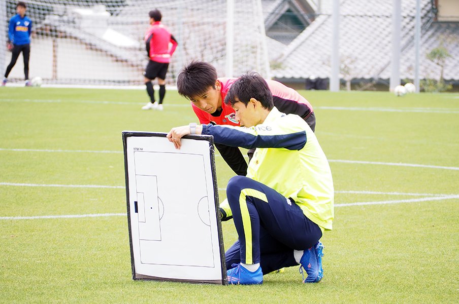ピッチ内外でサッカーに全力を傾けている©SAGAN TOSU