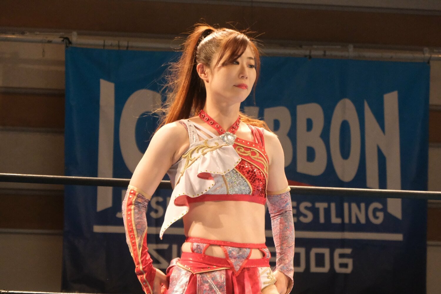 出産後も現役プロレスラーかつアイスリボンの広報部長として活動している　©Norihiro Hashimoto