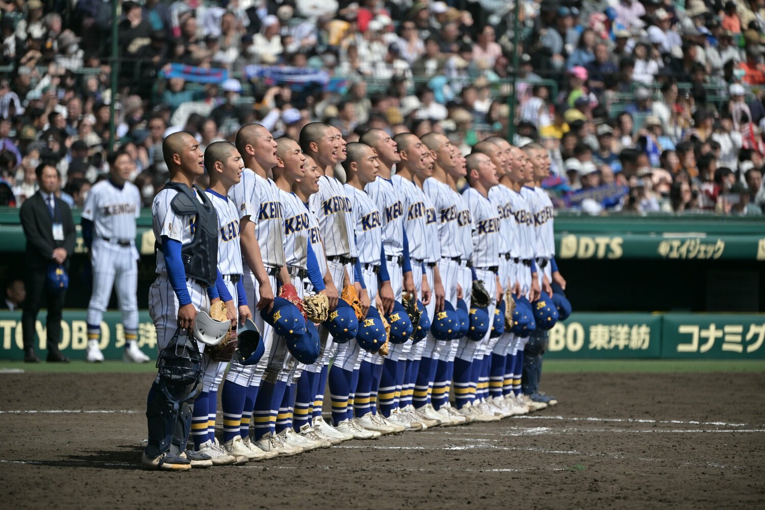 中央学院を破り、決勝進出した際の健大高崎 ©Hideki Sugiyama