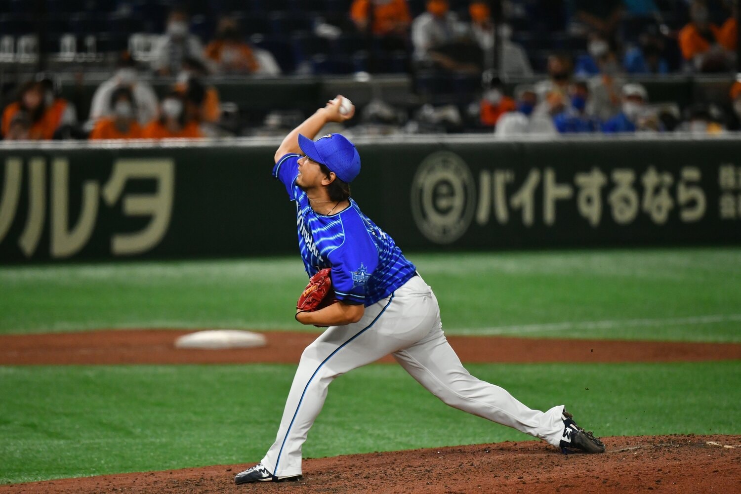 2021年には守護神として23セーブを挙げた三嶋　©Hideki Sugiyama