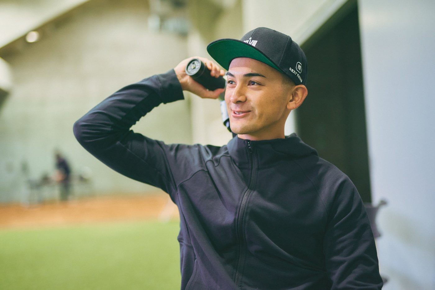 『都立の星』と呼ばれることにも「プレッシャーはないですよ。甲子園優勝投手、という肩書に比べたらハードルは低いですから（笑）」と明るく笑い飛ばす　©Taichi Chiba