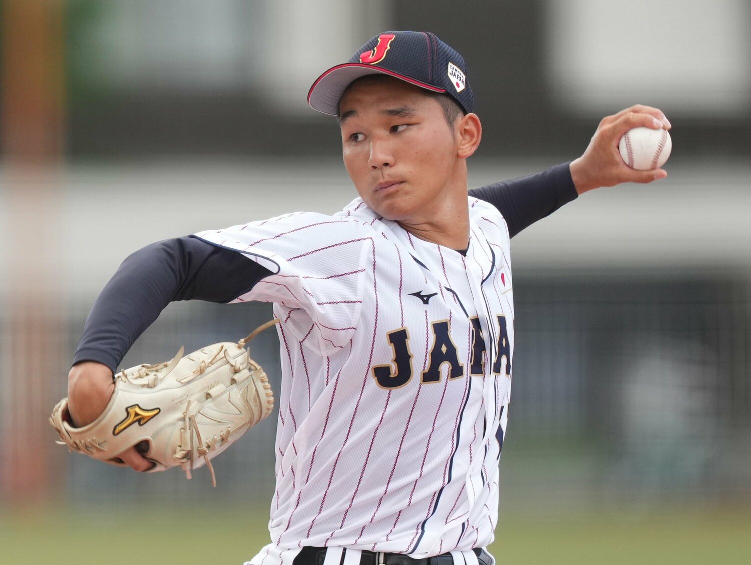 ドラフト目玉ベスト3 外野手編【2】山形中央高・武田陸玖（175cm77kg・左投左打） ©JIJI PRESS