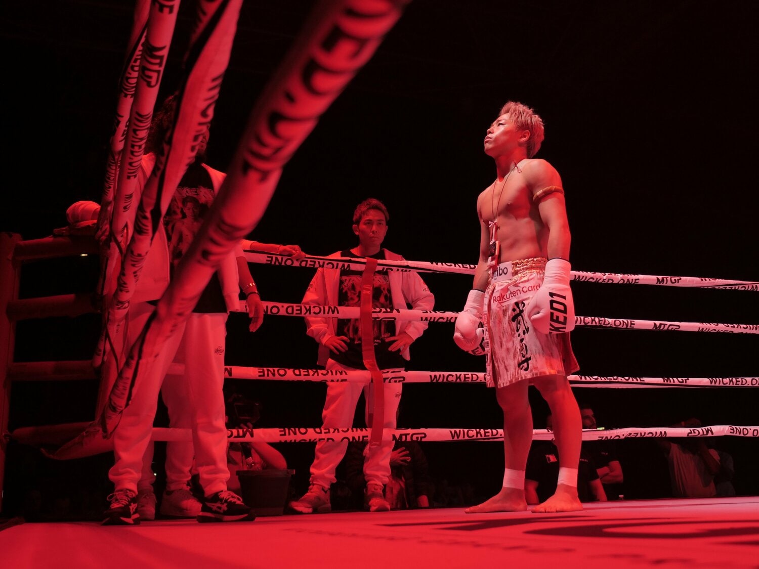 1年ぶりの復帰戦となったベイリー・サグデン戦にて　©ABEMA