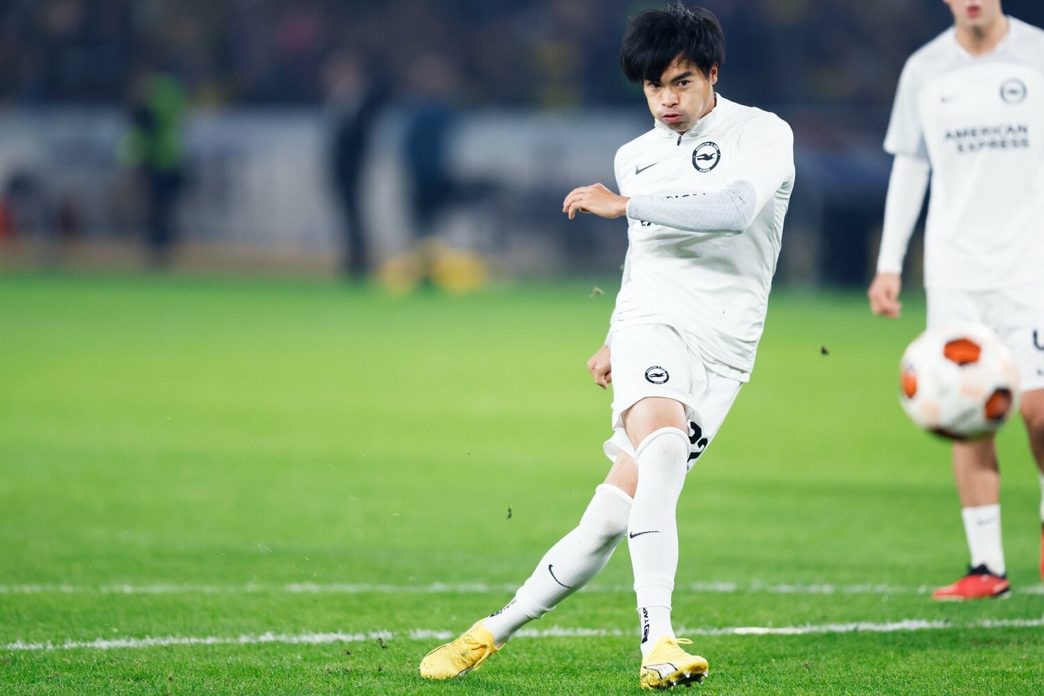 試合前のシュート練習から意気軒昂な様子だった