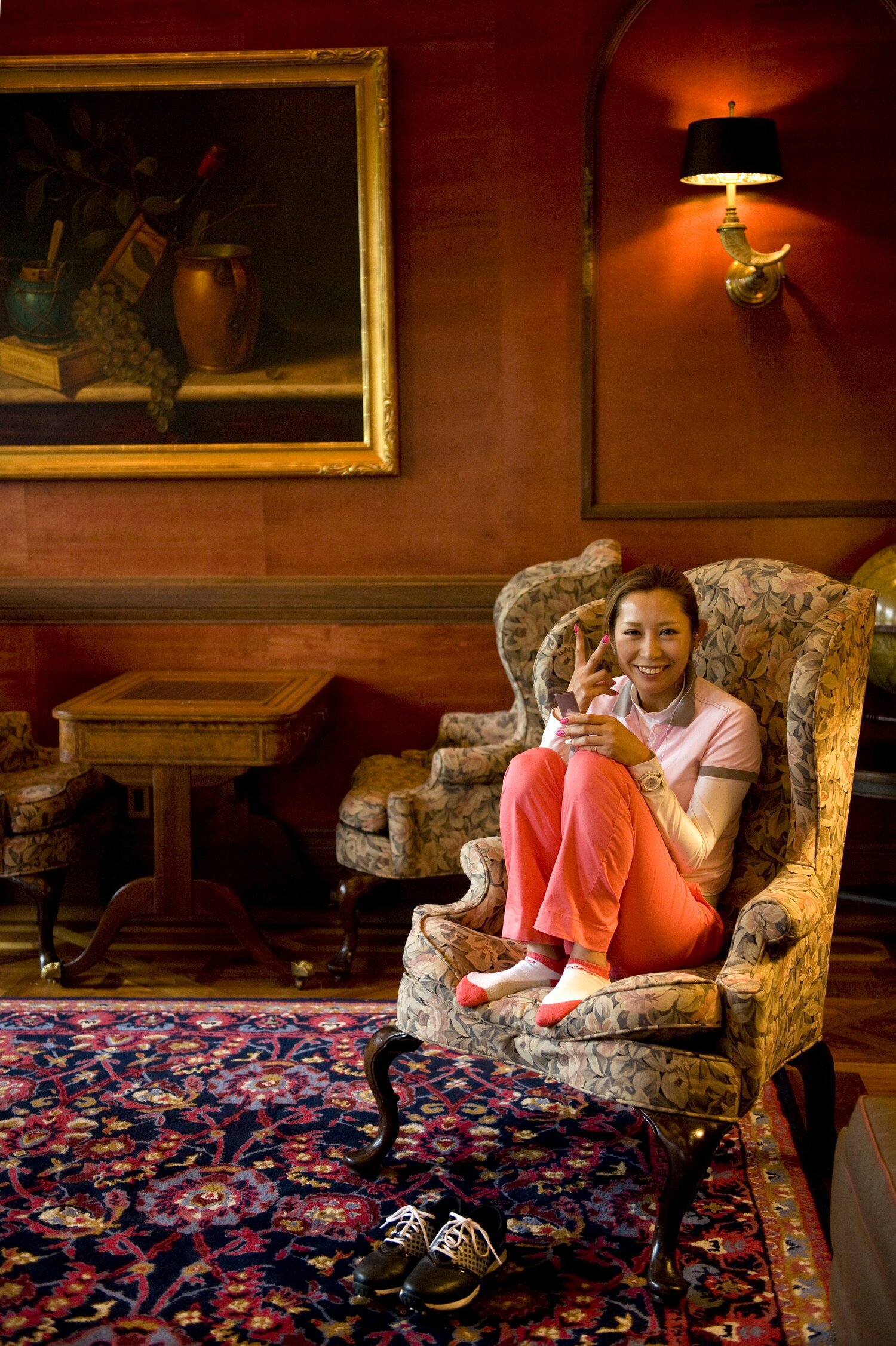 ツアー初優勝後、Number781号(2011年6月23日発売)の「女性アスリートのメンタル術」に登場した金田久美子 ©︎Mami Yamada