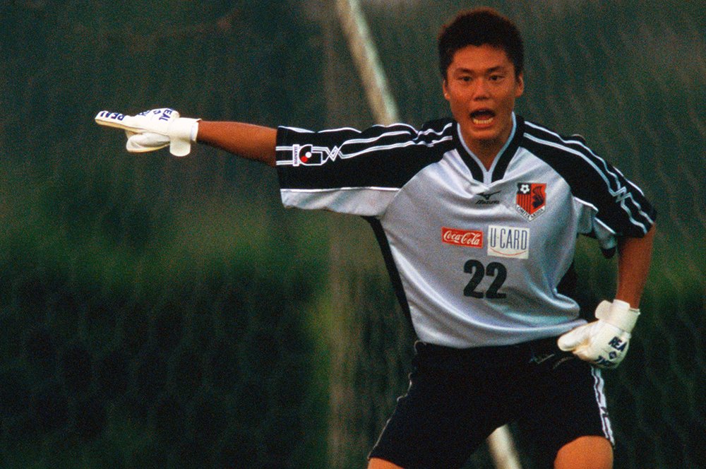 大宮時代、10代の頃の川島　©Sports Graphic Number