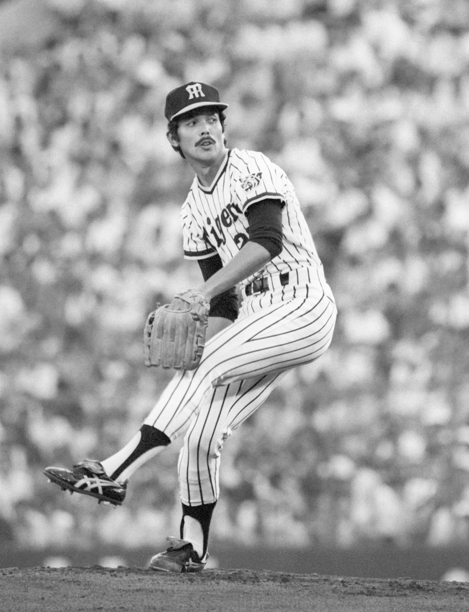 1981年の江本。首脳陣批判事件からこの年限りで引退した ©JIJI PRESS