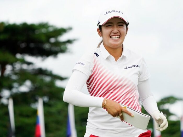 「ジャパンにとってスペシャル・イヤーだ」22歳稲見萌寧、ゴルフ初の五輪メダル…4日間貫いた稲見流の攻略法とは？＜Number Web＞ photograph by Shizuka Minami