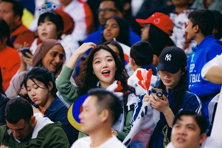 韓国人サポーター　©︎Kiichi Matsumoto