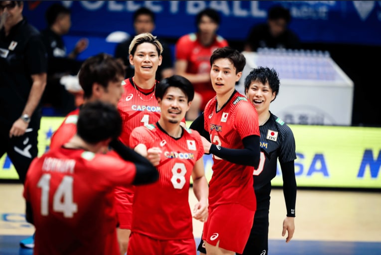 2023年ネーションズリーグ イラン戦　©︎FIVB