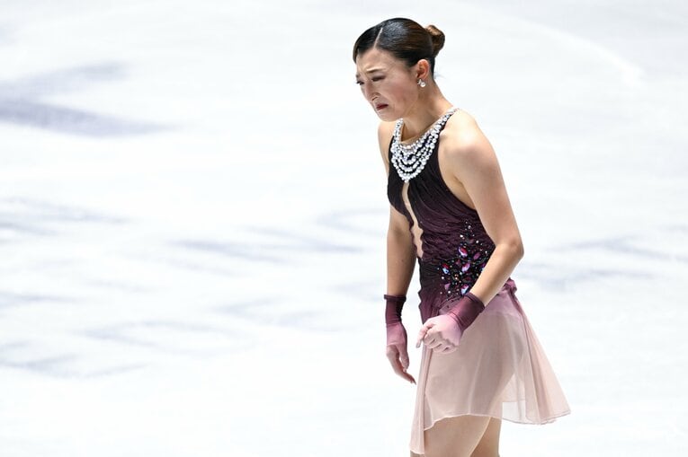 自身最後の全日本選手権で圧巻の演技を見せた坂本花織【スワイプするとそのほかの写真もご覧になれます】　©Asami Enomoto