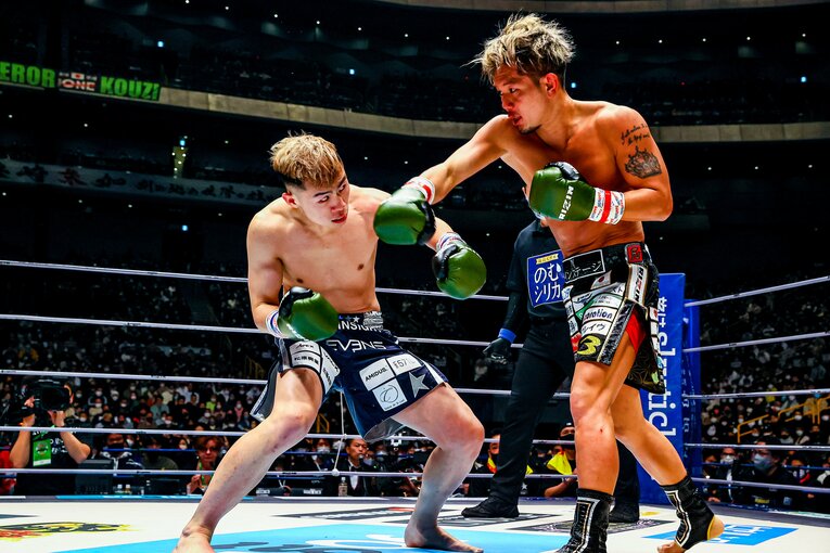 2021年大晦日の皇治戦でも、勢いだけではない冷静な戦いを見せた　©RIZIN FF Susumu Nagao