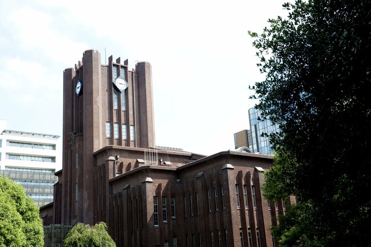 東京大学の安田講堂　©Sports Graphic Number
