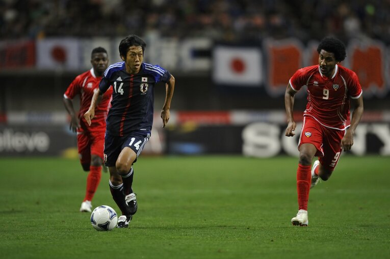 日本代表でも背番号は「14」だった　©Sugiyama Takuya