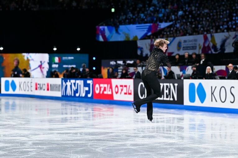 GPファイナルで圧巻の優勝を果たしたイリア・マリニン　©Asami Enomoto