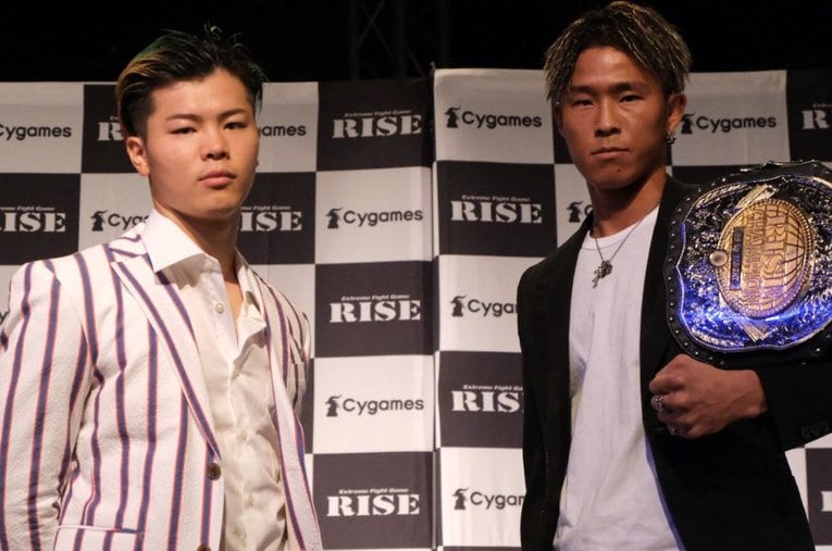 9月23日のRISEで対戦する那須川天心（左）と鈴木真彦。因縁の対決の行方は…… ／ photograph by Norihiro Hashimoto