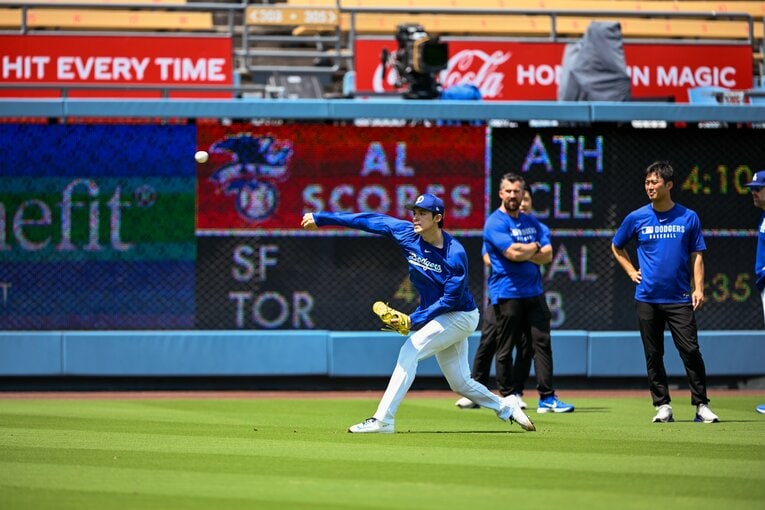 【テレビに映らない素顔の朗希／30枚超】復帰へのプロセスは順調？…写真はまだまだ続きます　©Nanae Suzuki