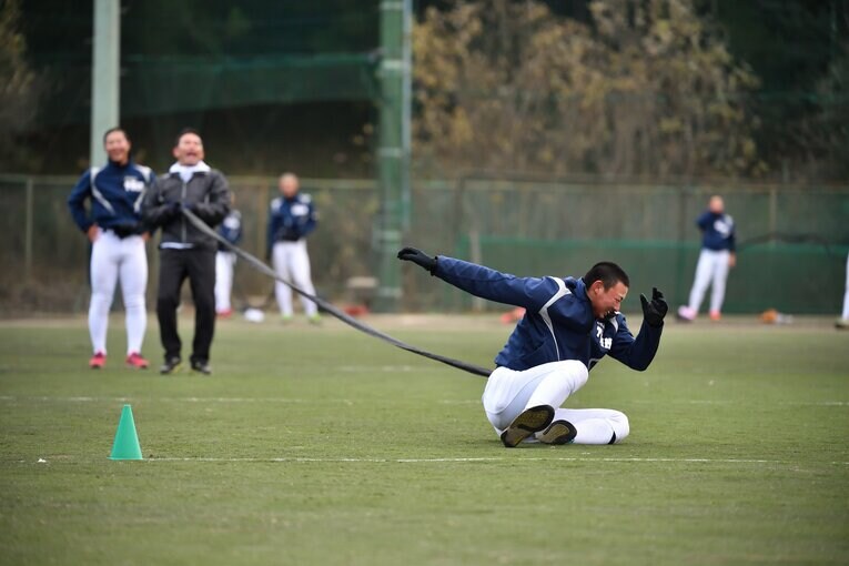 大阪桐蔭練習の様子　©Hideki Sugiyama