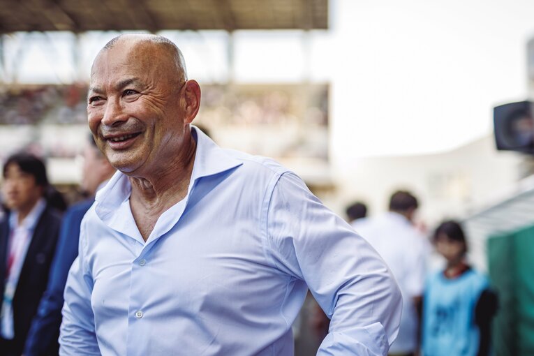 エディー・ジョーンズHC　©︎Kiichi Matsumoto