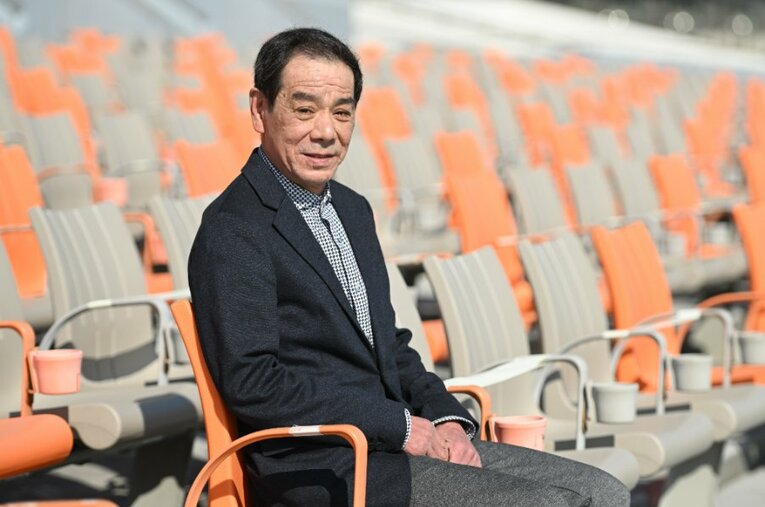 「大井の帝王」として今も現役で活躍する的場文男。60代半ばを迎えても、体力面の衰えはほとんどないという ／ photograph by Keiji Ishikawa