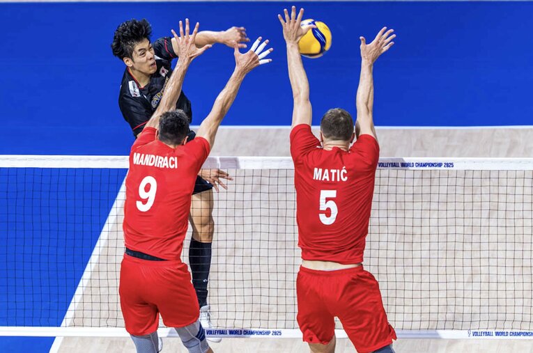 バレーボール世界選手権・トルコ戦　©︎Volleyball World