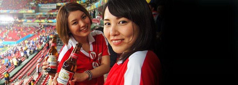 NumberWeb美人特派員が行く、ブラジルワールドカップ観戦ツアー 【前編】(1) ／ photograph by Number Web編集室