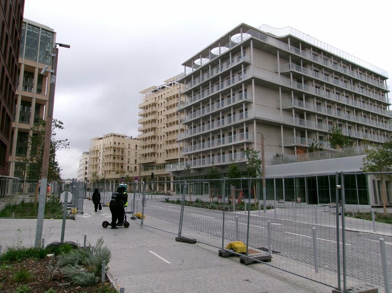 10月、パリの選手村の様子　©Yuji Hirooka