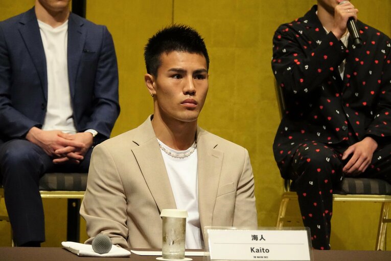 『THE MATCH 2022』の記者会見　©Koji Fuse