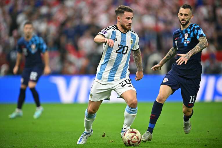 アルゼンチンのマクアリスター　©Takuya Kaneko/JMPA