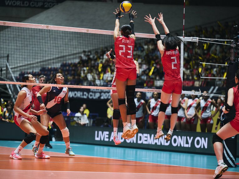 宮部藍梨、林琴奈／FIVBパリ五輪予選　©︎Yuki Suenaga