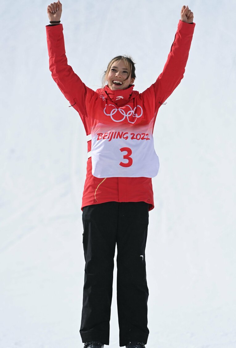 4年前の北京五輪では中国代表として金2つ、銀1つのメダルを獲得したグー　©JMPA