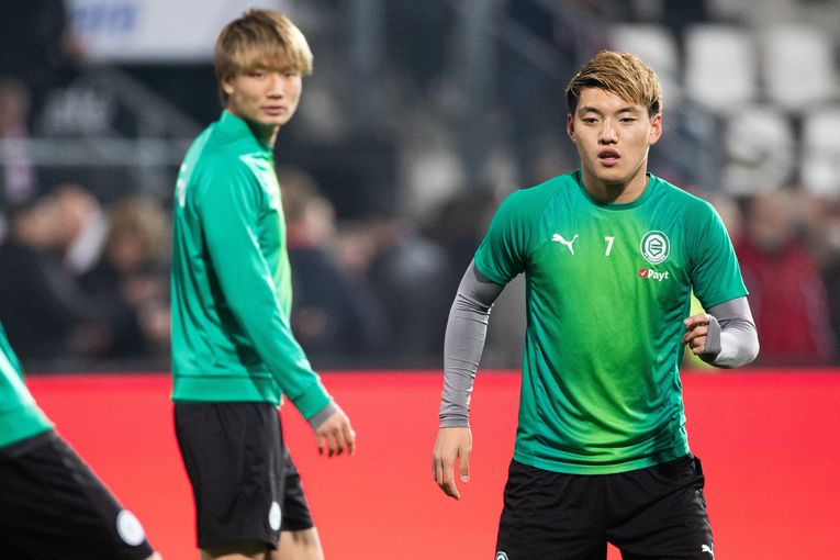 当時、堂安が所属していたフローニンゲンへ加入した板倉。初の海外挑戦となったシーズンは仲間の存在が大きかったという　©︎Getty Images