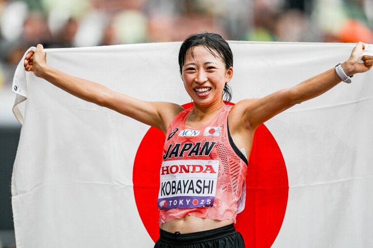 マラソンサークル所属だった大学卒業からわずか2年で世界の7位にまで駆け上がった小林香菜　©Nanae Suzuki