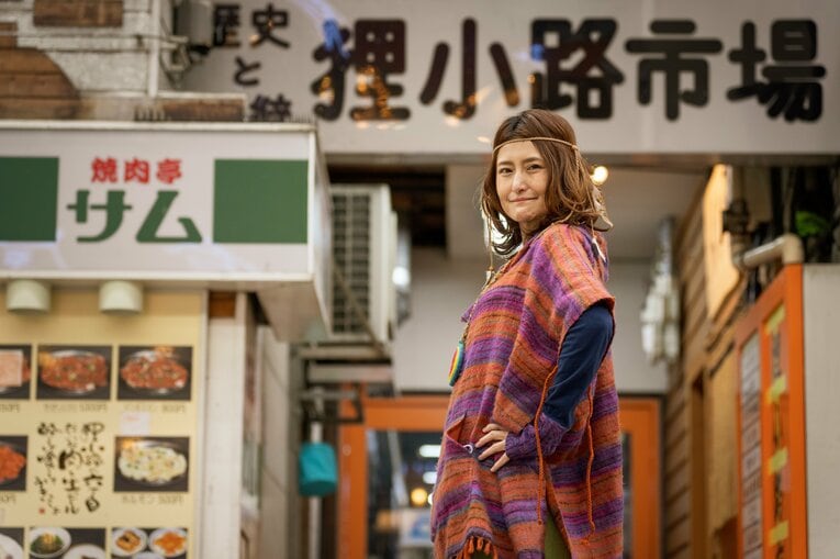 アンジェラ佐藤の地元・北海道にて撮影