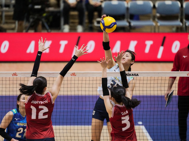 バレーボールネーションズリーグ 韓国戦　©︎Yuki Suenaga