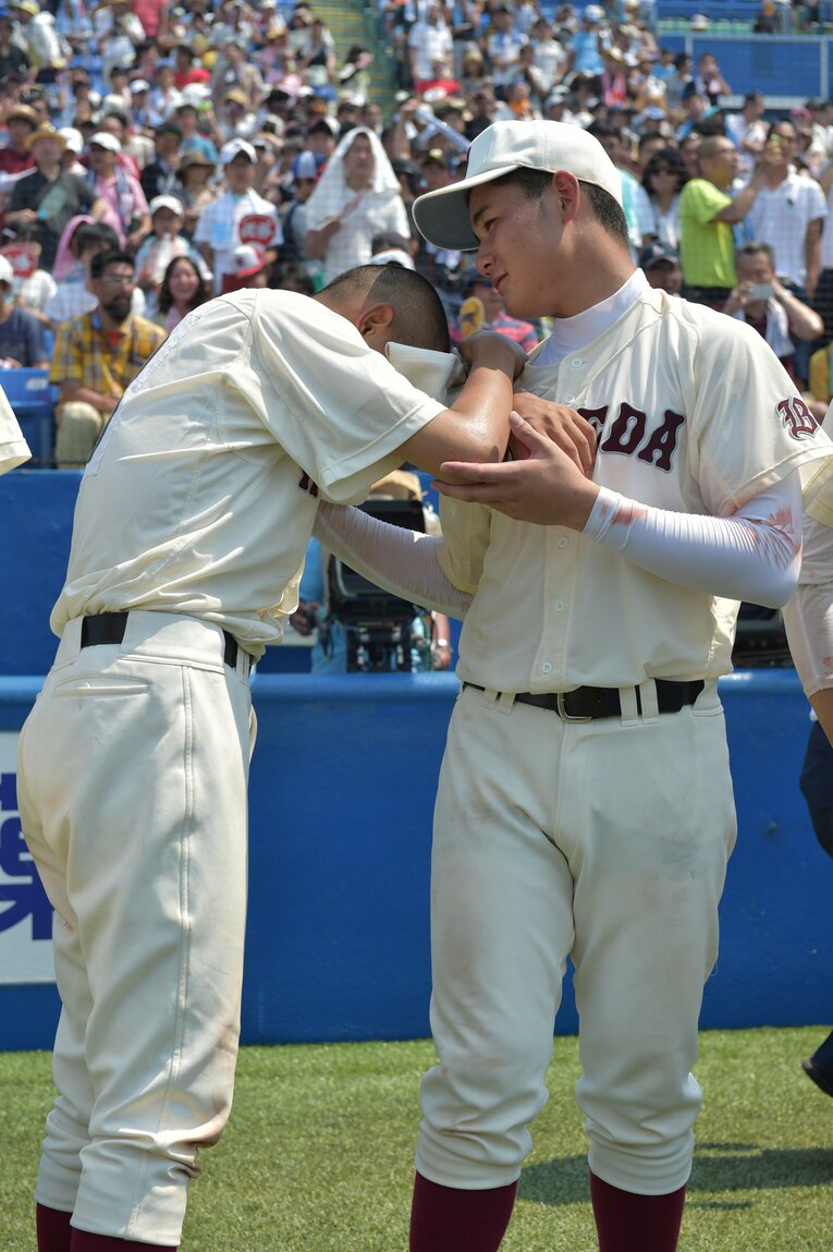 2015年夏の高校野球・西東京都大会決勝　早稲田実業×東海大菅生　１年生の清宮　©︎Hideki Sugiyama