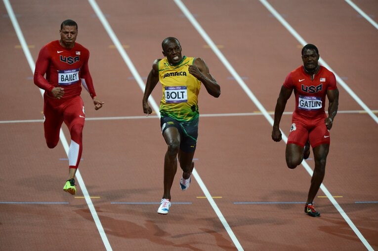 ロンドン五輪の男子100m決勝　©JMPA
