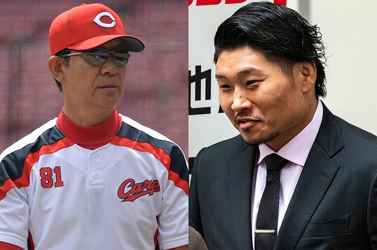 結婚を発表した稲垣啓太。お相手の新井貴子さんの父・新井宏昌（広島コーチ時代）は偉大な野球人だ ／ photograph by Sports Graphic Number