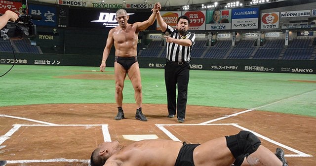 路上プロレス in 東京ドーム」大成功。DDTがブチ上げた“本気のデタラメ